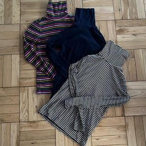 LOT J Crew Turtlenecks XS